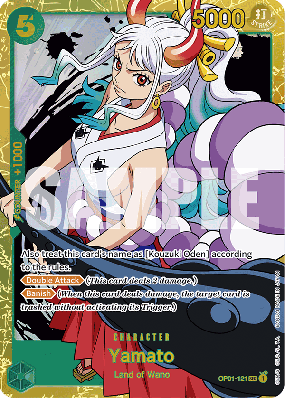 Carte One Piece Yamato OP01-121 SEC PRB01