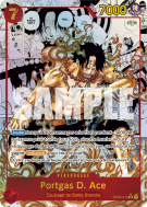 Carte One Piece Portgas D. Ace OP02-013 SR MANGA RARE PRB01