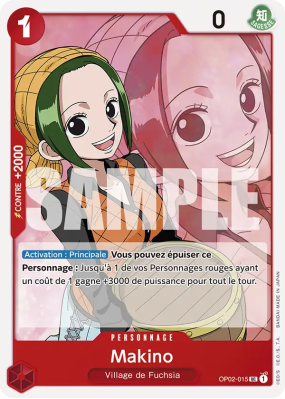Carte One Piece Makino OP02-015 UC PRB01