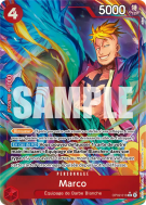 Carte One Piece Marco OP02-018 R ALT ART 2 PRB01