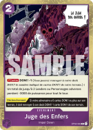Carte One Piece Juge des Enfers OP02-089 R PRB01