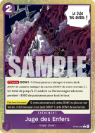 Carte One Piece Juge des Enfers OP02-089 R ALT ART PRB01