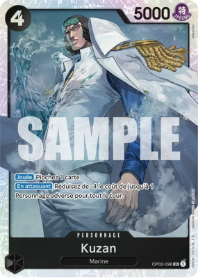 Carte One Piece Kuzan OP02-096 SR PRB01