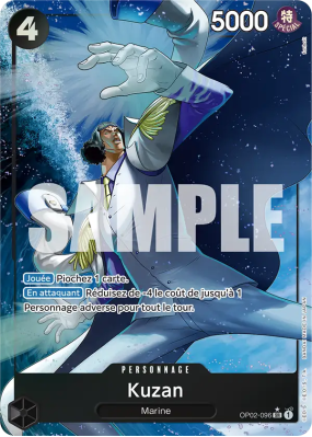 Carte One Piece Kuzan OP02-096 SR ALT ART PRB01