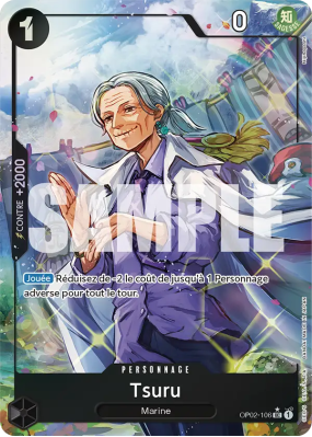 Carte One Piece Tsuru OP02-106 UC ALT ART PRB01