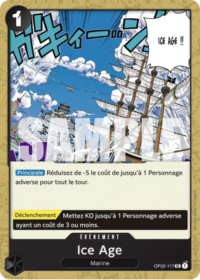 Carte One Piece Ice Age OP02-117 UC PRB01