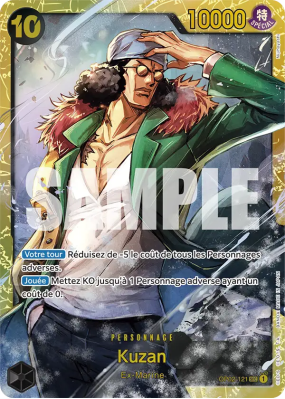 Carte One Piece Kuzan OP02-121 SEC PRB01