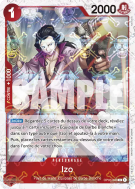 Carte One Piece Izo OP03-003 R JOLLY ROGER FOIL PRB01
