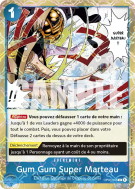 Carte One Piece Gum Gum Super Marteau OP03-055 C JOLLY ROGER FOIL PRB01