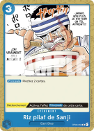Carte One Piece Riz pilaf de Sanji OP03-056 UC PRB01