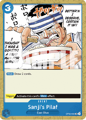 Carte One Piece Riz pilaf de Sanji OP03-056 UC PRB01