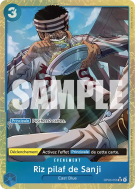 Carte One Piece Riz pilaf de Sanji OP03-056 UC ALT ART 2 PRB01