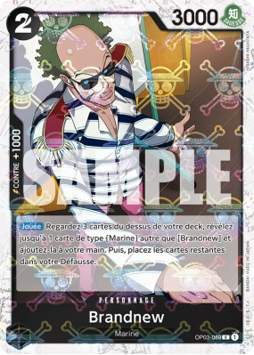 Carte One Piece Brandnew OP03-089 R JOLLY ROGER FOIL PRB01