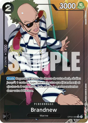 Carte One Piece Brandnew OP03-089 R ALT ART PRB01
