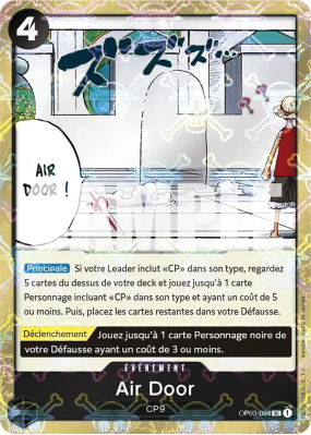 Carte One Piece Air Door OP03-094 UC JOLLY ROGER FOIL PRB01