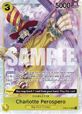 Carte One Piece Charlotte Slurp OP03-113 SR PRB01