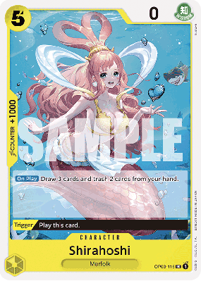 Carte One Piece Shirahoshi OP03-116 UC PRB01
