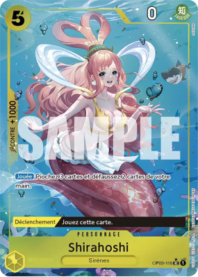Carte One Piece Shirahoshi OP03-116 UC ALT ART PRB01