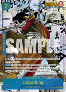 Carte One Piece Sniperking OP03-122 SEC MANGA RARE PRB01