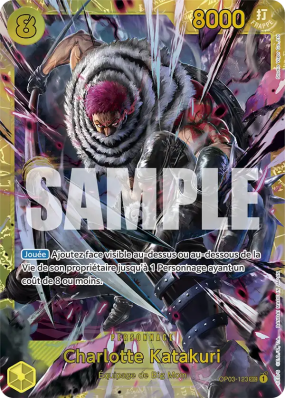 Carte One Piece Charlotte Katakuri OP03-123 SEC PRB01