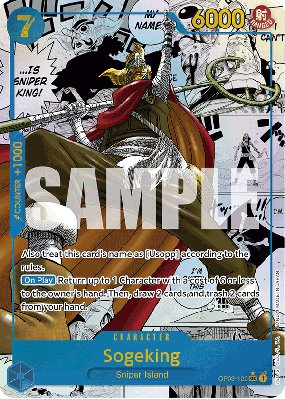 Carte One Piece Sniperking OP03-122 SEC MANGA RARE PRB01
