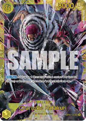 Carte One Piece Charlotte Katakuri OP03-123 SEC PRB01