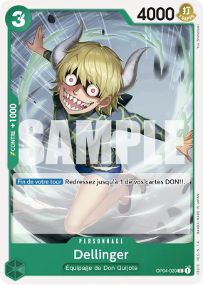 Carte One Piece Dellinger OP04-029 C PRB01