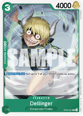 Carte One Piece Dellinger OP04-029 C PRB01