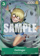 Carte One Piece Dellinger OP04-029 C ALT ART PRB01
