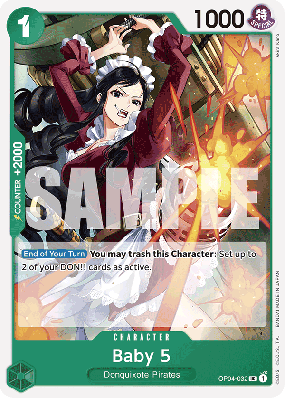 Carte One Piece Baby 5 OP04-032 UC PRB01