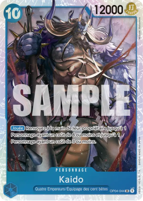 Carte One Piece Kaido OP04-044 SR PRB01