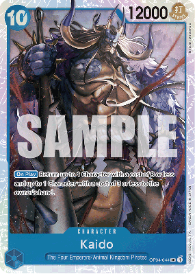 Carte One Piece Kaido OP04-044 SR PRB01