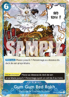 Carte One Piece Gum Gum Red Rokh OP04-056 R JOLLY ROGER FOIL PRB01