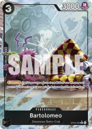 Carte One Piece Bartolomeo OP04-089 R ALT ART PRB01
