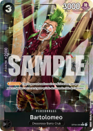 Carte One Piece Bartolomeo OP04-089 R ALT ART 2 PRB01
