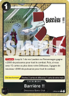 Carte One Piece Barrière !! OP04-095 C ALT ART PRB01