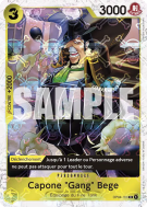 Carte One Piece Capone "Gang" Bege OP04-100 R JOLLY ROGER FOIL PRB01
