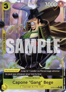 Carte One Piece Capone "Gang" Bege OP04-100 R ALT ART PRB01