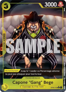 Carte One Piece Capone "Gang" Bege OP04-100 R ALT ART 2 PRB01