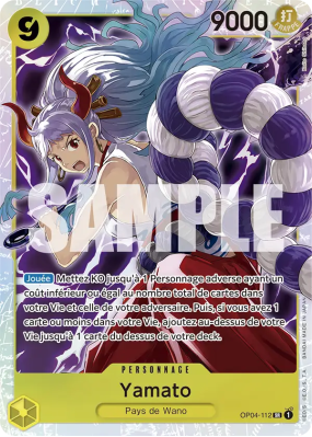 Carte One Piece Yamato OP04-112 SR PRB01