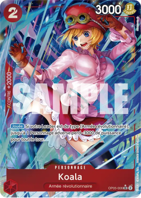 Carte One Piece Koala OP05-006 SR ALT ART PRB01