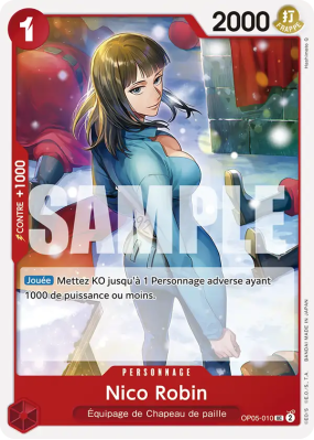 Carte One Piece Nico Robin OP05-010 UC PRB01