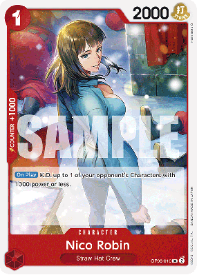 Carte One Piece Nico Robin OP05-010 UC PRB01