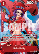 Carte One Piece Belo Betty OP05-015 R ALT ART 2 PRB01