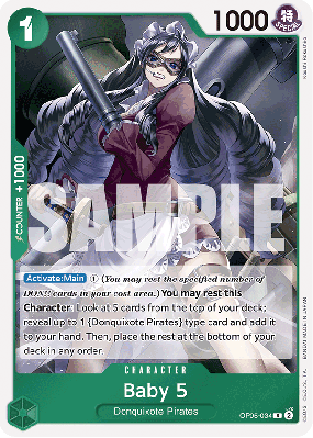 Carte One Piece Baby 5 OP05-034 R PRB01