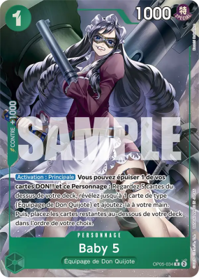 Carte One Piece Baby 5 OP05-034 R ALT ART PRB01