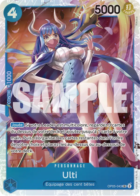 Carte One Piece Ulti OP05-043 SR PRB01