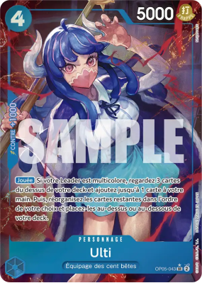 Carte One Piece Ulti OP05-043 SR ALT ART PRB01