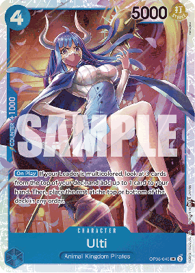 Carte One Piece Ulti OP05-043 SR PRB01