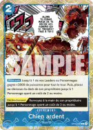 Carte One Piece Chien ardent OP05-057 R JOLLY ROGER FOIL PRB01